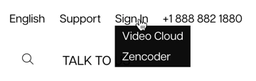 Go to Zencoder Sign In